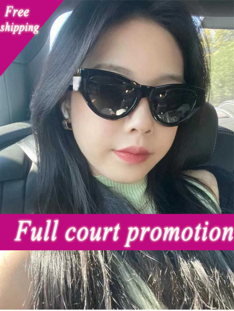 

Designer Sunglasses New Slp Cat Eye Sunglasses Ins Net Red Same Super Hot Sl M94 Personalized Fashion Women