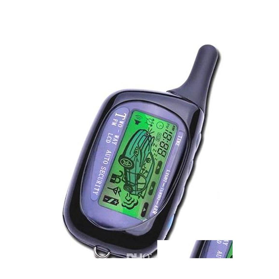 

Alarm Security Car Vehicle Security Paging Alarm 2 Way Lcd Sensor Remote Drop Delivery Mobiles Motorcycles Electronics Dhh5E