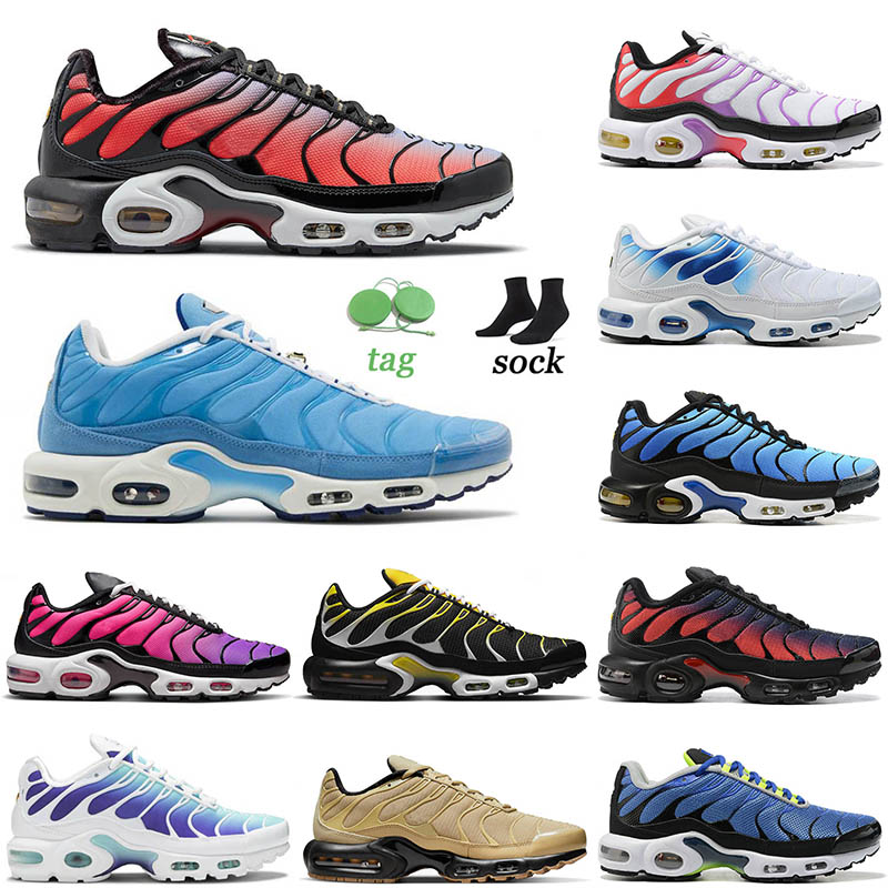 

Tn Plus Mens Trainers Tns Running Shoes Offs White Black Anthracite Blue Red Dusk Atlanta University Gold Bullet Women Breathable Sneakers Sports 36-46 Big Size, A16 36-40