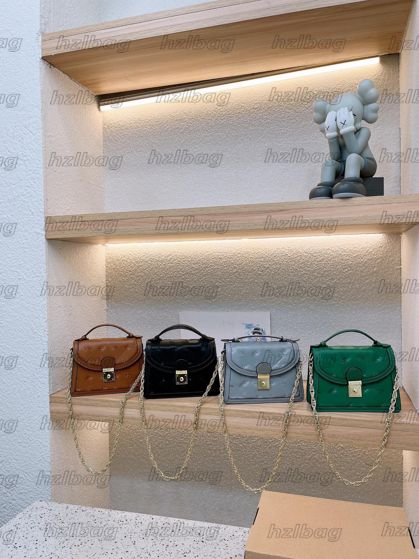 

Love Parade Chain Mini Women Designer Tote Bag Luxurious Handbag Monograms Leather Shoulder Bag Ladies Cross Body Wallet Purse, 1#