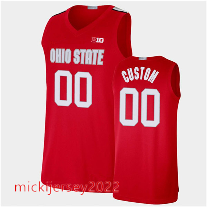 

James Basketball Custom Stitched Basketball Jerseys Harrison Hookfin Seth Towns Jimmy Sotos Kyle Young 32 E. J. Liddell 2 Cedric Russell 22 Malaki, Whtie buckeyes