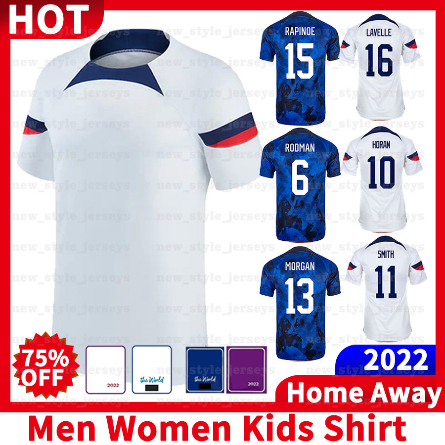 

2022 Rose Lavelle USWNT Soccer jerseys USWNT would cup Megan Rapinoe Trinity Rodman Alex Morgan Team UsAs Alex Morgan Lindsey Horan Sophia Smith Mallory Pugh zz1, -(m g)