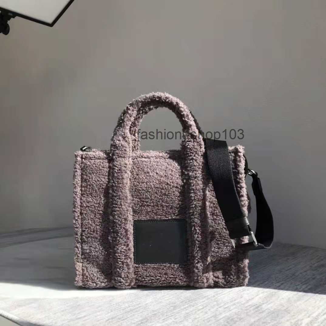 

Fur New Faux Small Mini Tote Bag Teddy-Bear Series Commuter Bags Women's Shoulder bag 2023, Black