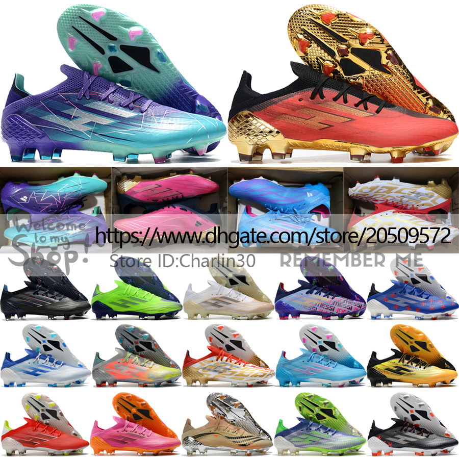 

Send With Bag Quality Soccer Boots X Speedflow.1 FG Knit Football Cleats Firm Ground Training Soft Leather Comfortable Champion Mens Messis Soccer Shoes Size US 6.5-11.5, 20