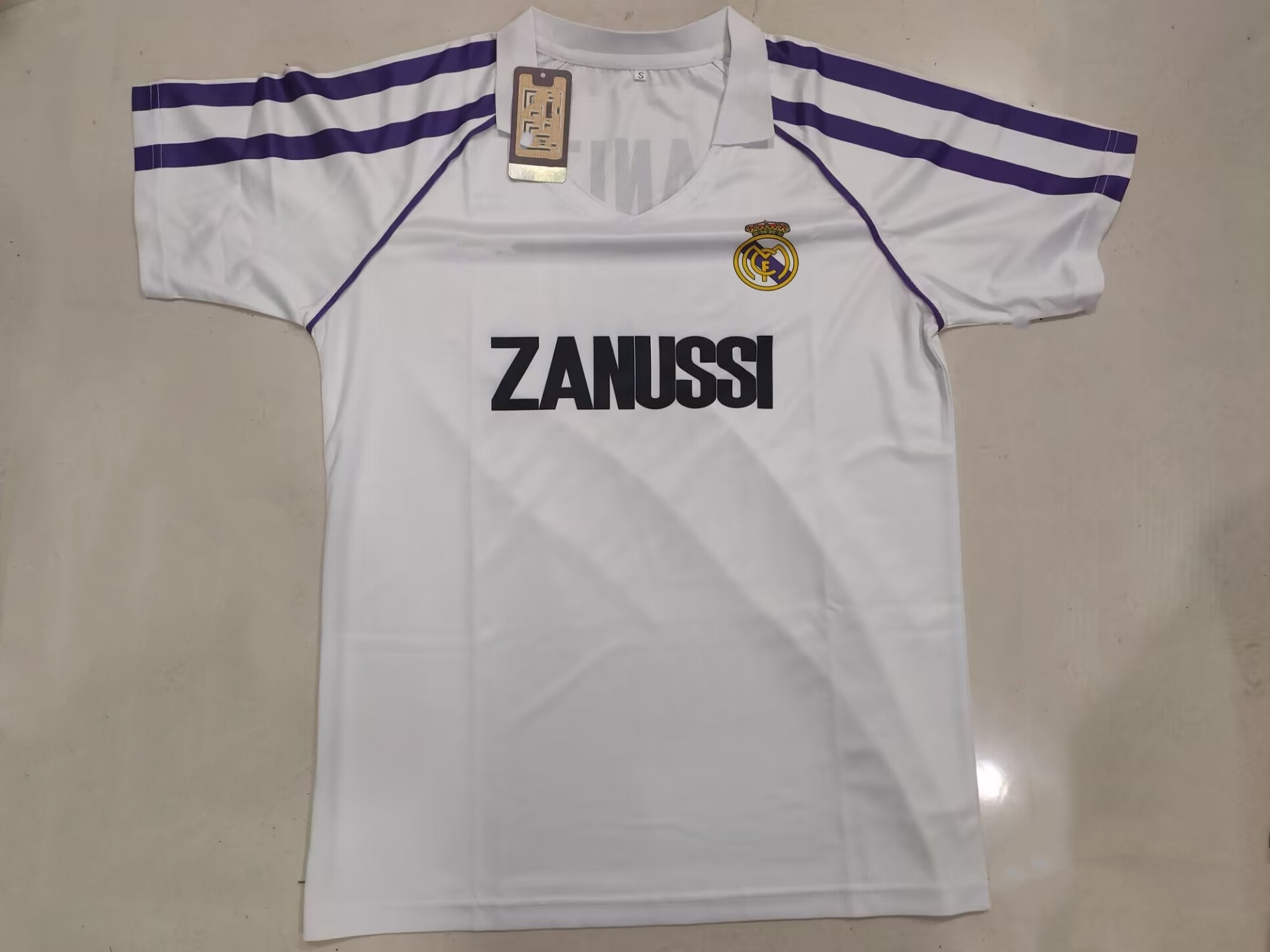 

LINGERIE reals madrids Juanito SEGUNDA soccer jersey # 7 juanito s season 1993-1994 home adult child Purple, Name and number