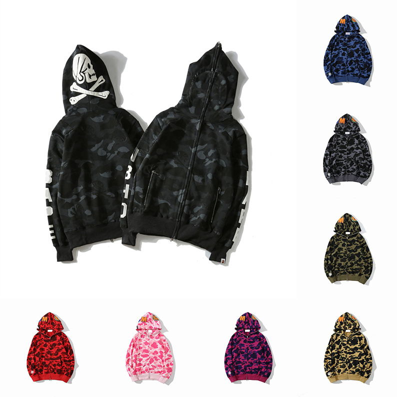 

Bapes Mens Womens Hoodies Fashion Men Deisigners Hoody Stylist Cartoon Shark Printing Hoodies Jacket Man High1 Quality Casual Sweatshirts Size M-3XL, 21