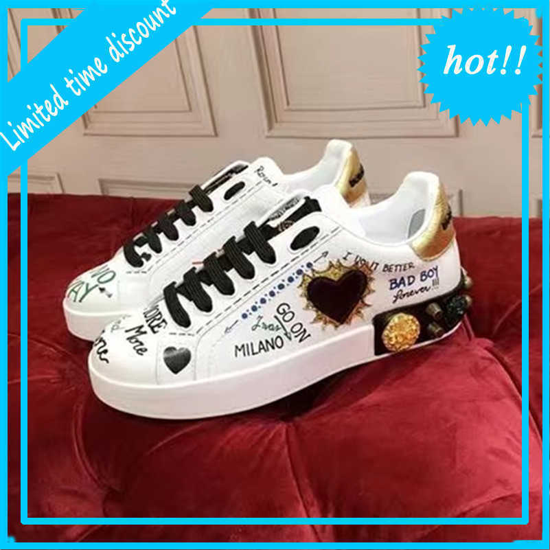 

TOP new Womans arrival Casual Shoes White Black Red Fashion Mens Women Leather Breathable Shoes Open Low sports Sneakers P4B5, A23