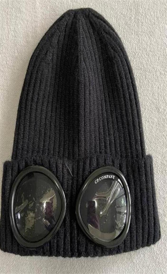

Two Lens Glasses Goggles Beanies Men Knitted Hats Skull Caps Outdoor Women Uniesex Winter Beanie Black Grey Bonnet Gorros258v9770713, Two glasses black