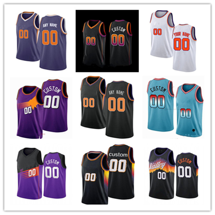 

Men Women Youth Phoenix Custom Chris 3 Paul Devin 1 Booker Deandre 22 Ayton Mikal 25 Bridges Cameron 23 Johnson Suns Basketball Jersey, Colour
