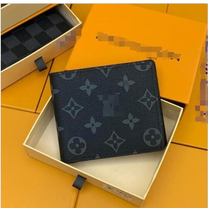 

2022 AAA New Quality Designers Men genuine leather wallets flower card holder France Paris plaid style purse mens Clutch wallet women luxurys Man Bags with box, 17