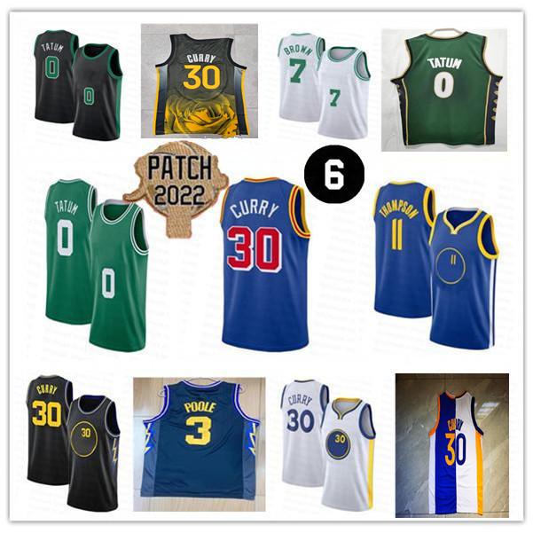 

Stephen 30 Curry City Edition Basketball Jersey Golden State Klay 11 Thompson 3 Poole Draymond 23 Green Sewn Boston Jayson 0 Tatum Jaylen 7 Brown Maillots de basket, As pic