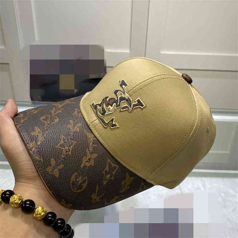

2022 Classic top quality hat with box dust bag black brown blue pink white Character canvas featuring men baseball cap fashion women sunU9Q8