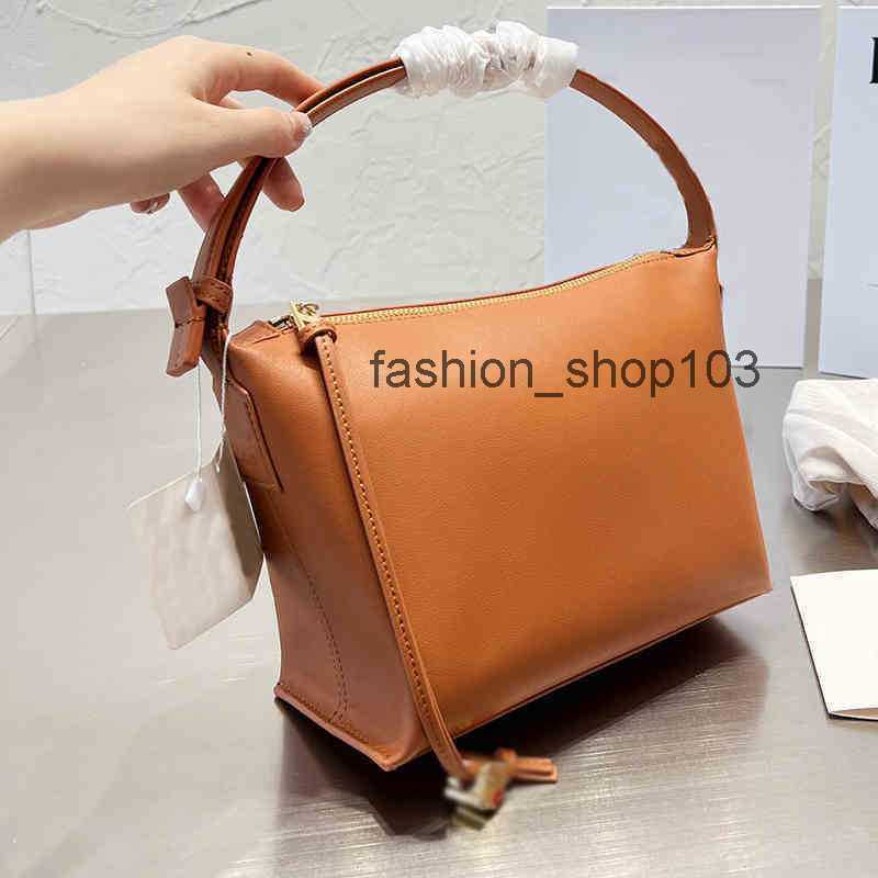 

Leather Shoulder Bag Handbag Advanced Embroidery Design Totes Women Designer Handbags 6 Colors Crossbody Bag Classic Bucket Bags Female 2023