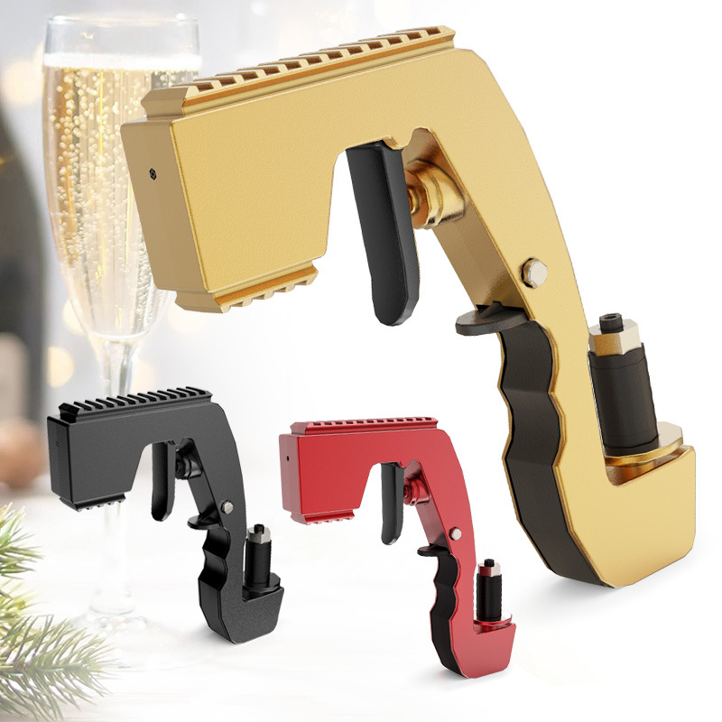 

Bar Tools Champagne Beer Gun Wine Dispenser Bottle Beers Ejector Feeding Spray Guns Bottles Cap Wines Stopper Ejector For Party 21ps D3