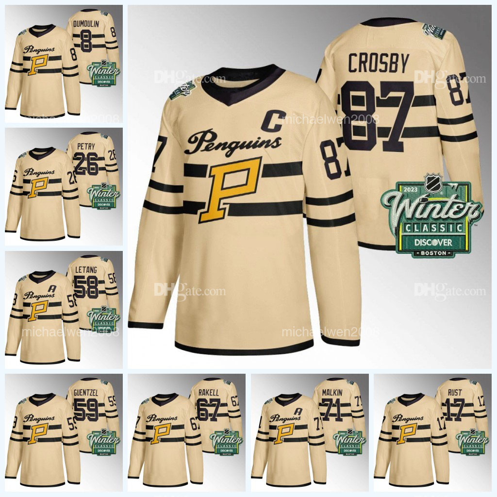 

Pittsburgh 2023 Winter Classic Penguins Jersey Sidney Crosby Jeff Carter Kris Letang Jeff Petry Evgeni Malkin Jake Guentzel Bryan Rust Rickard Rakell Tristan Jarry, Black