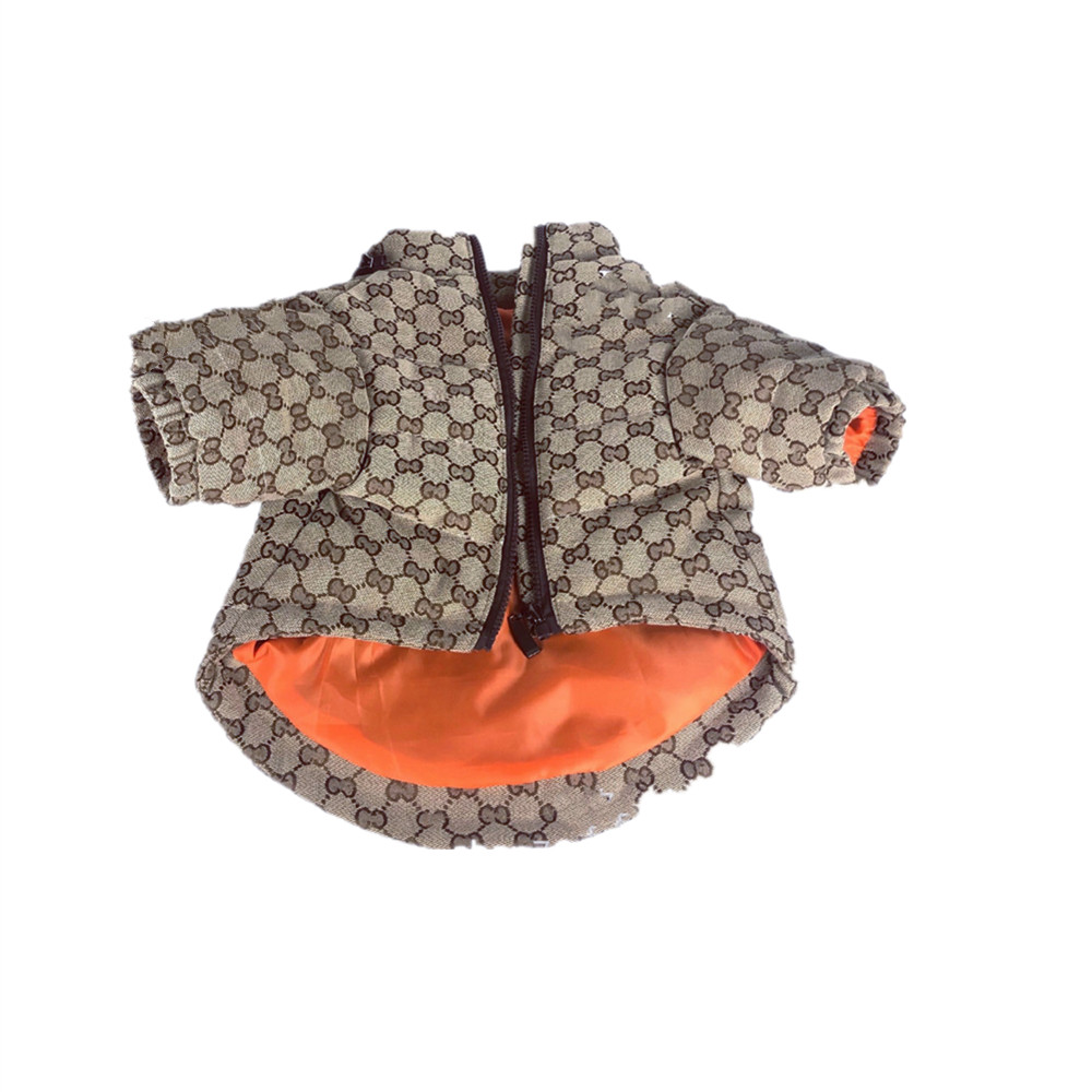 

2023 new good Dog Apparel Pet Supply cotton-padded winter clothes dogs coat supplies Pets puppy Products warm clothing, Khaki