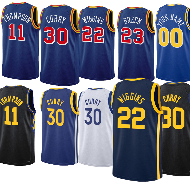 

Men Basketball Jersey Stephen Curry Klay Thompson James Wiseman Poole Draymond Green Andrew Wiggins Kevon Looney Moses Moody Jonathan Kuminga Jerseys, As picture