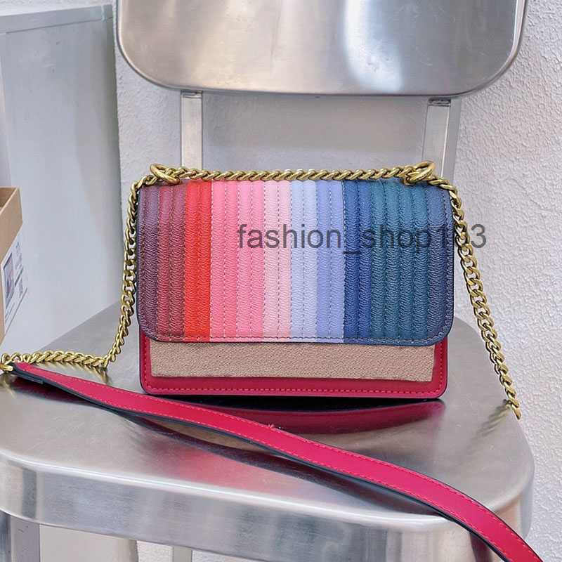 

Klare HH Top Multicolor small Canvas shoulder bags Women Rainbow Denim Bags Chain Crossbody Bag Luxury Messenger Handbags Sacoche Wallet Tote Purse 21x15cm 2023, Multi-color