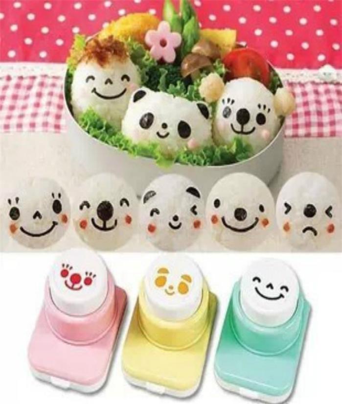 

Sushi Mold Seaweed Printing Machine Cutter Tool Cartoon Cute Expression Seaweed Knife Rice Ball Puncher DIY Smiley Sushi Tool 22061694190