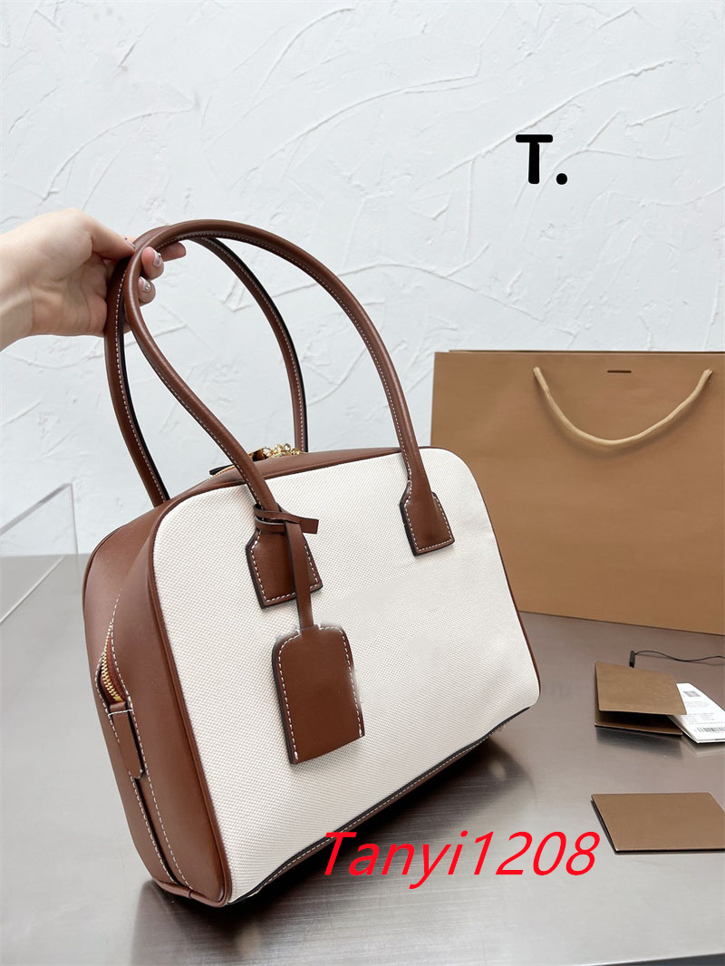 

New Season Vintage Shoulder Bag Designer Totes Bags Luxury Unisex Handbags Canvas Fashion Lady Clutch Purses Literary Sytle Wallets with Lock Leather Top Handles, This option is extra shipping free pls c