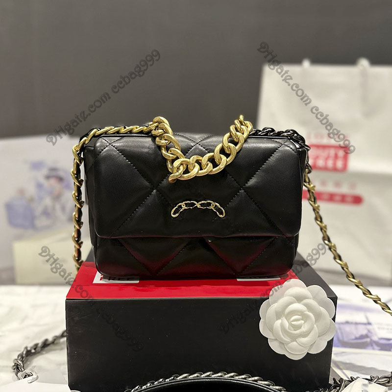 

Mini Flap Women French Luxury Crossbody Bags Genuine Leather Diamond Designer Handbags Silver/Gold Metal Hardware Key Pouch Sacoche Multi Pattern Totes Bag 20x15cm, Grey golden