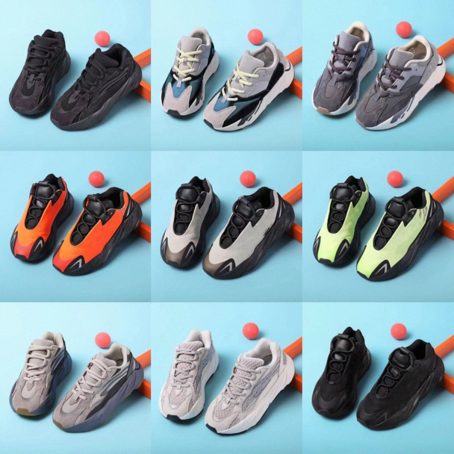 

Kids Shoes Basketball designer v2 Trainers 700 children Infants youth Boys Girls west Sneakers runner Outdoor Baby Black sport shoe N6Qx#, With box