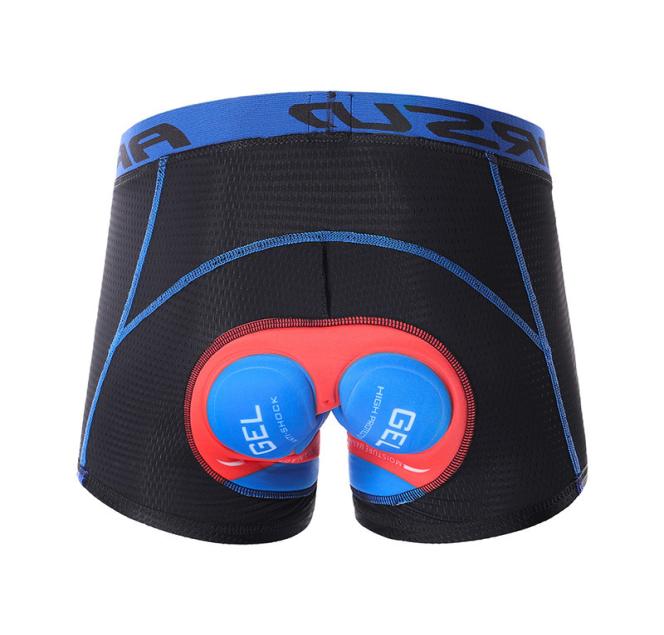 

Professional Men Women Cycling Underwear with Shockproof 5D Gel Padded Shorts Road Mountain Bike MTB Bicycle Underpants 220609, Blue and yellow