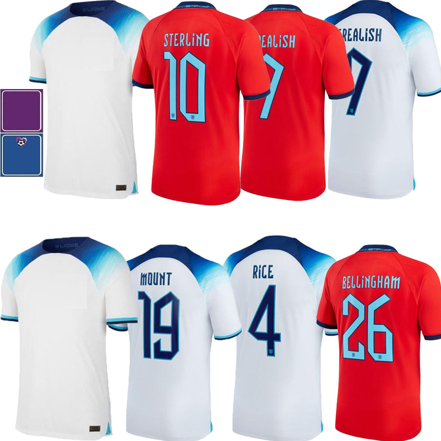 

22 23 soccer jerseys KANE STERLING RASHFORD SANCHO GREALISH MOUNT ENGLAnDs FODEN SAKA 2022 2023 national football top soccer shirt men kit, Yellow