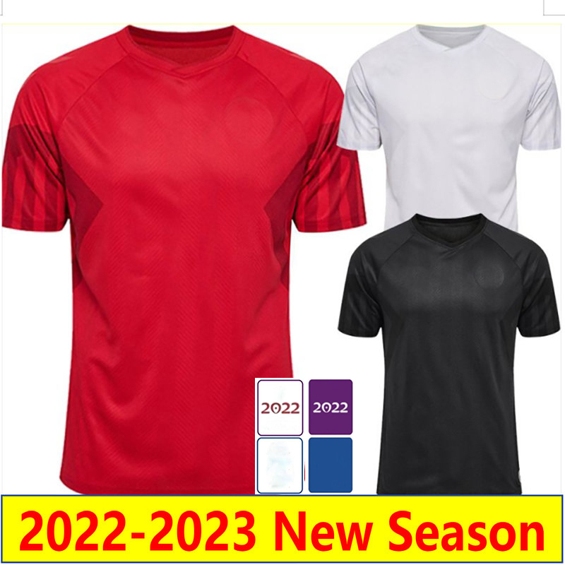 

2022 2023 Home Away soccer jerseys NATION TEAM 3RD training maillots ariksen dolberg 22 23 RED WHITE BLACK Football shirts adult men size S-XXL, Training shirt