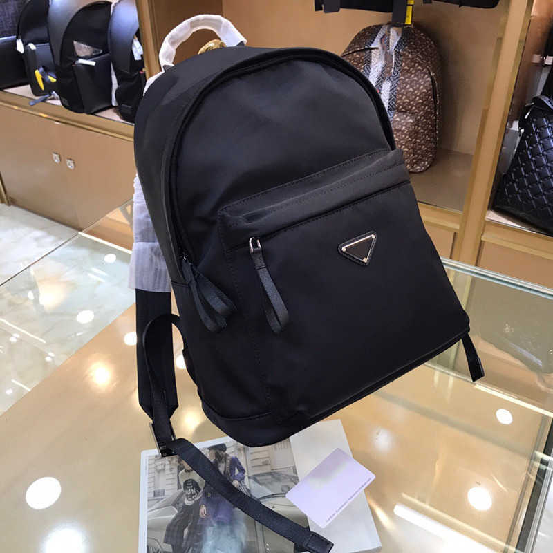 

Latest High Quality Canvas Waterproof Nylon Large Capacity Backpack Oxford Spinning Fashion Retro Men's Thin Travel Bags, Black