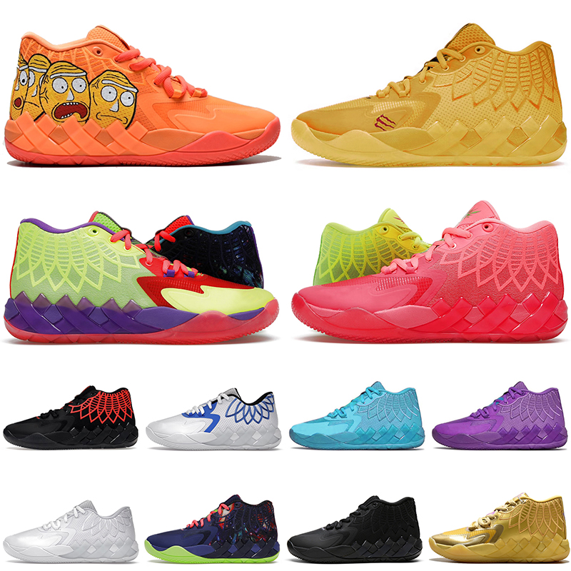 

pumps lamelo ball MB.01 basketball shoe 2023 5A-HighQuality rick and morty black blast not from here rock ridge red galaxy queen city sneakers sports trainers size 46, Color#1 black blast