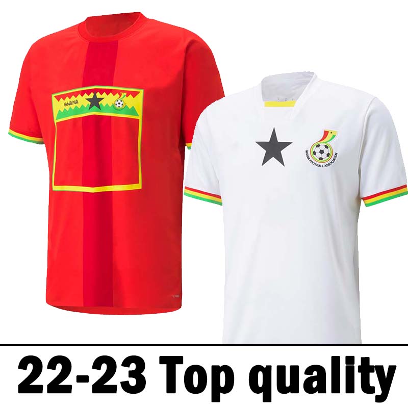 

22 23 Ghana Soccer Jerseys National Team 2022 2023 THOMAS SCHLUPP J.AYEW KUDUS Home White Away Yellow jersey Black Short Sleeve Men football shirts Uniforms top, Jiana 2022 home