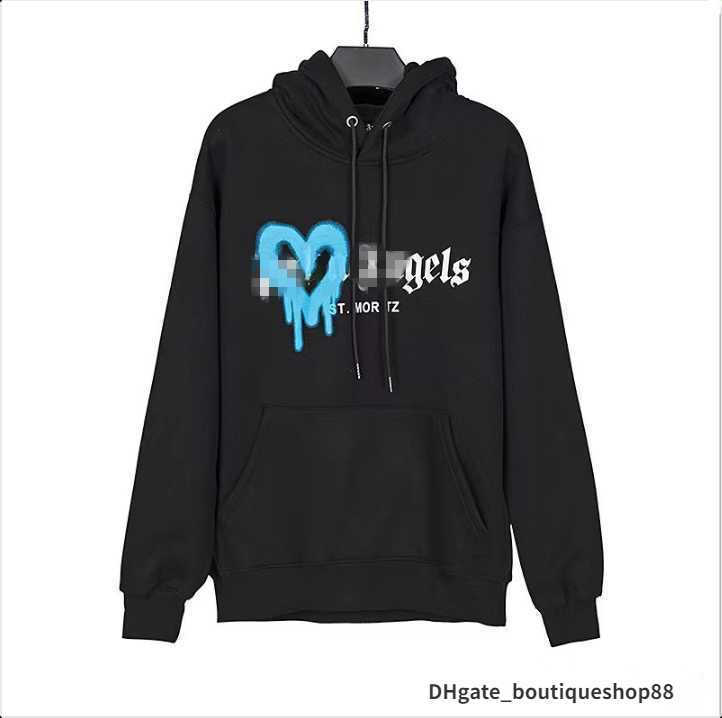 

22s Men's Hoodie Hoodies Palms Palmangel City Designer Limited Inkjet Graffiti Letter Printing Men's Women's Sailboat Long-sleeved Casual Sweatshirts hs, 16