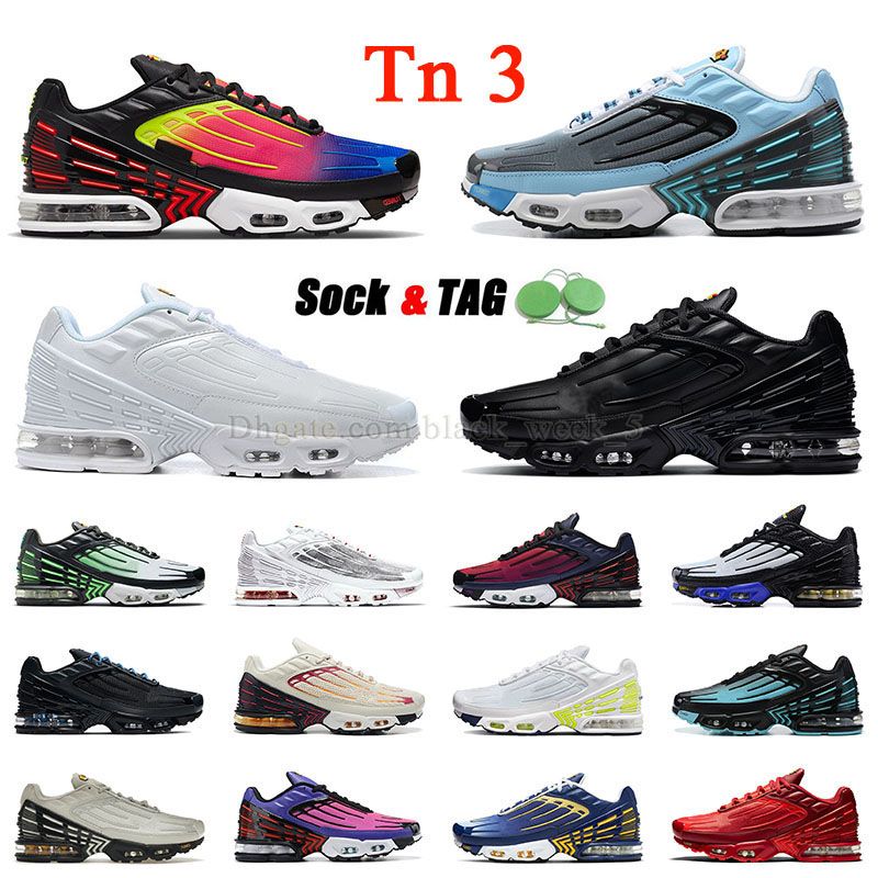 

Multicolor Tn3 Tuned III Running Shoes Mens Tn Plus 3 Mens Womens Gradient University Blue White Purple Obsidian Leather Triple Black Volt Light Bone Grey Sneakers, A29 39-45 crimson red