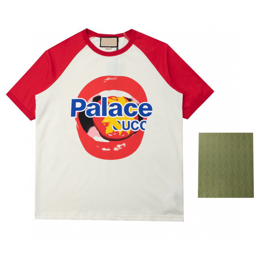 

Men's Plus Tees & Polos Round neck embroidered and printed polar style summer wear with street pure cotton eqd2