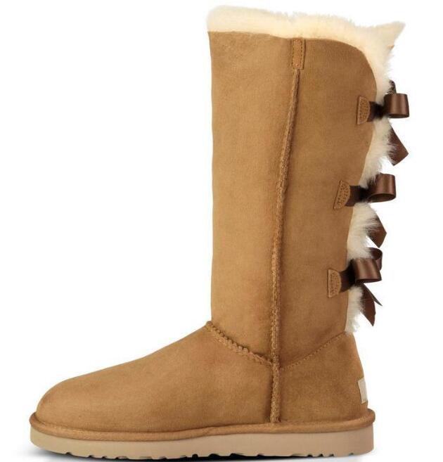 

Warm Boots Snow Boot Ankle Bootss Australian Classic Womens Mini Half Winter Full Fur Fluffy Furry Satin Usa Gs Booties Slippers Hot Ug Selling Wgg, Box