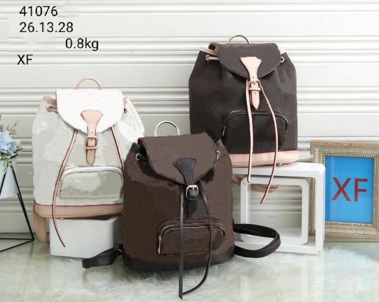 Fashion Sports Women Backpack Mens Luggage Women Brown flowers handbags Shoulder the tote Messenger bag 33 cm schoolbag Crossboby Wallet Designer ba