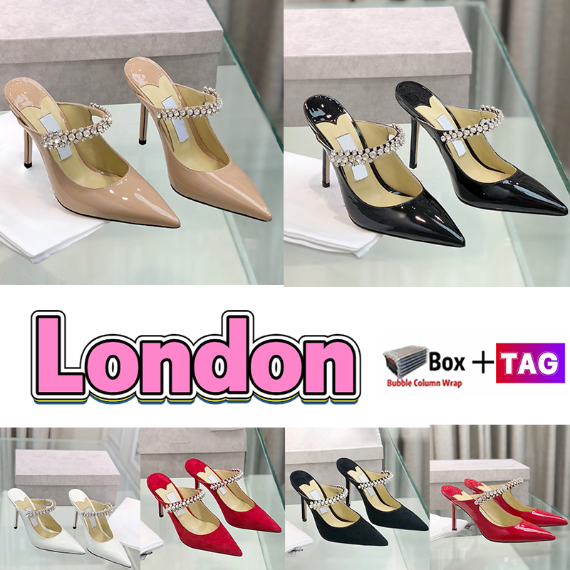 

Designer London Dress Shoes Women High Heels Sandals Stiletto Heel Luxury Wedding Party Slingbacks Crystal Strap Pumps shoes fashion Sandal Slippers Slides slide, 07-shoes box