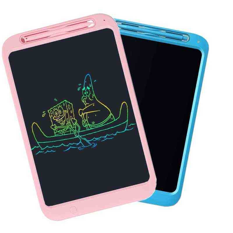 

2pcs 12Inch Colorful Children Drawing Board Student Writing Tablet LCD Screen Handwriting Pad Gift for Children Toy for Kids J220813