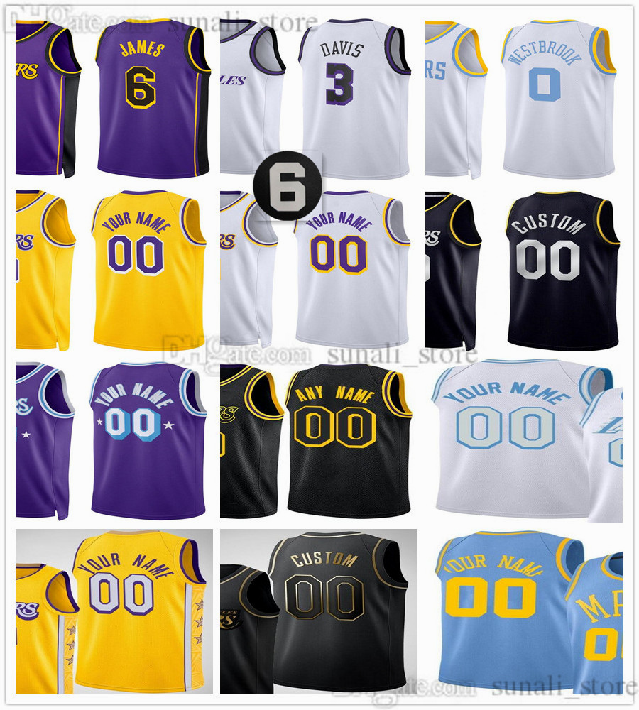 

2023 D'Angelo Basketball 1 Russell Jerseys LeBron Anthony 6 James 3 Davis Malik 5 Beasley Mo 12 Bamba Rui 28 Hachimura Austin 15 Reaves 2 Vanderbilt 17 Schroder Printed, White