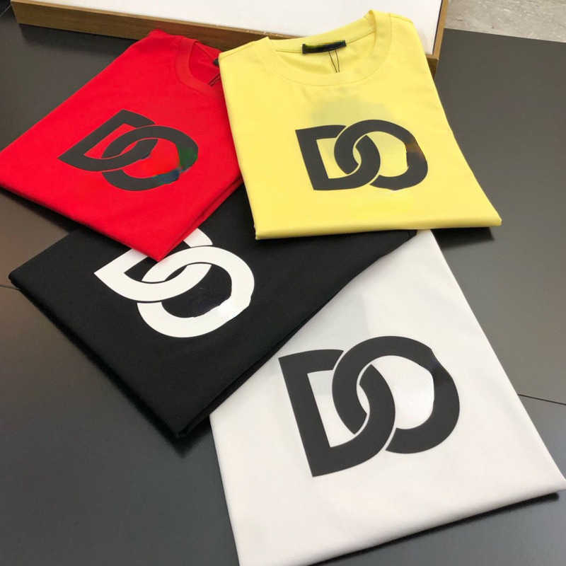 

dg designer t shirt mens sweatshirt fashion print short sleeve loose breathable T shirts men women casual cotton pullover, White