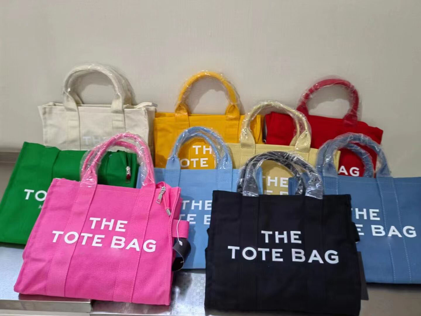 

2022 Marc Totes Bags Fashion Shopper Shoulder Bag Canvas Woody Tote Handbags 25cm