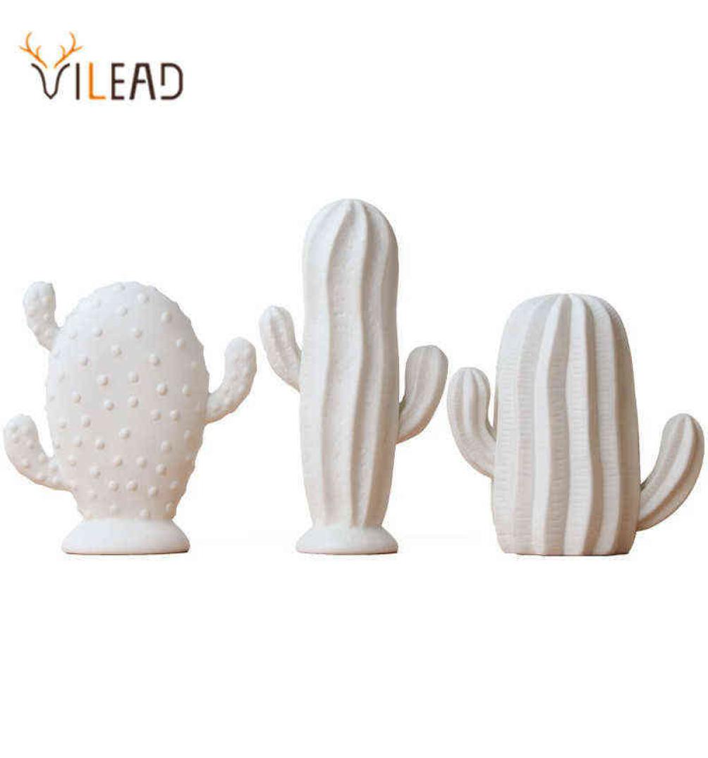 

Decorative Figurines VILEAD Nordic Ceramic Cactus Desktop Decoration European Creative Plant Crafts Office Bedroom Living Room Dec7911958