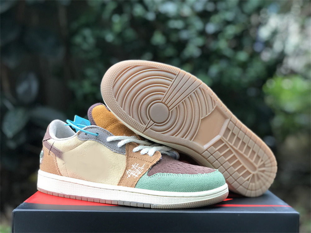 

Shoes Handmade 1 Low OG Zion Williamson Casual Voodoo 1s Men Women Flax and Oil Green DZ7292-200 Designer Sports Outdoor, #1