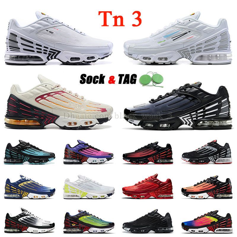 

Tuned tn 3 plus mens running shoes big size us 1s triple black leather volt green white gold tn3 sneakers authentic tnplus3 fashion light bone smoke grey blue pink shoe, A31 39-45 leather triple white