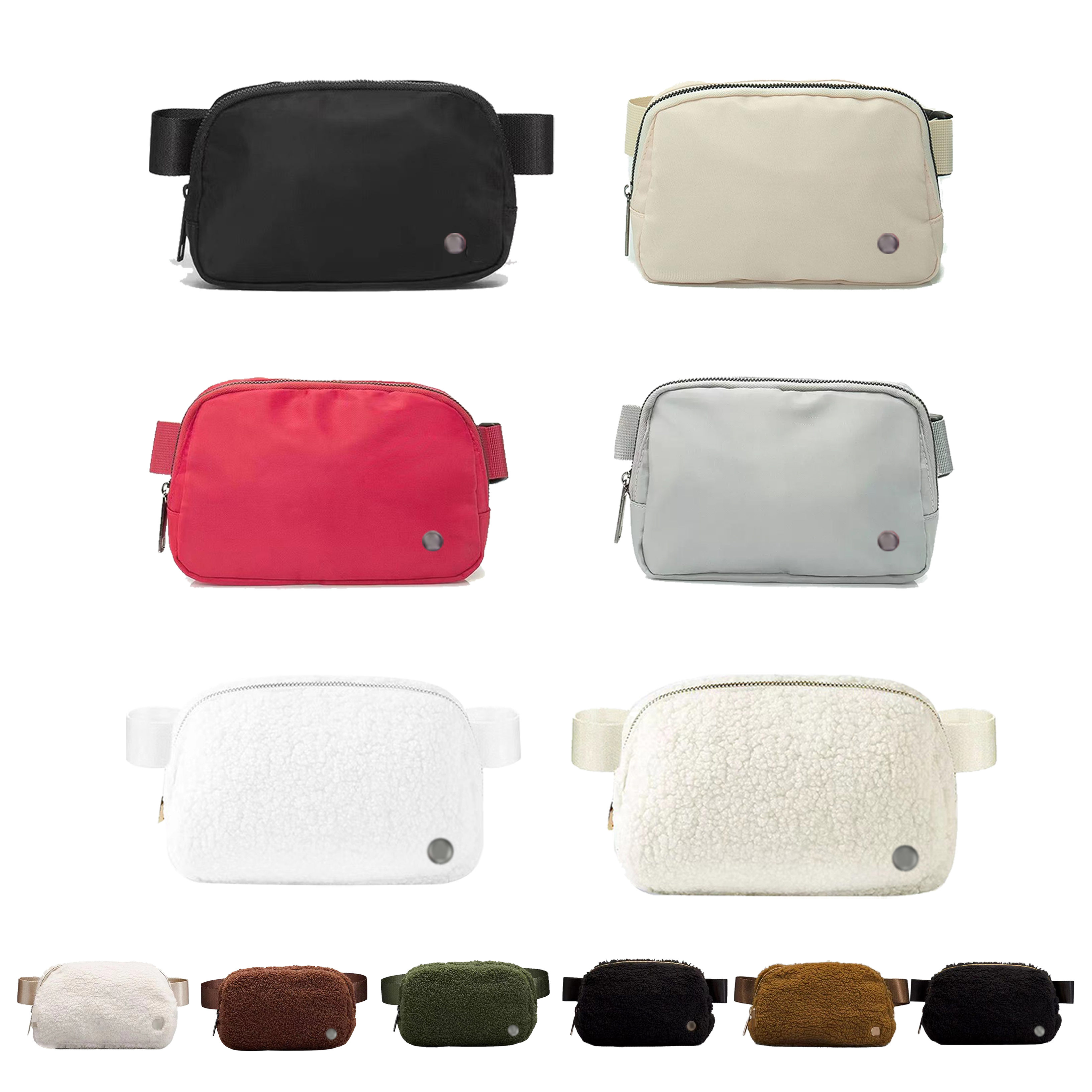 

Nylon Teedy Waistpacks lulu belt Waist Bag everywhere winter Luxurys fashion Tote bumbag bum chest yoga bags fanny pack Cross Body Shoulder Designers Clutch handbag