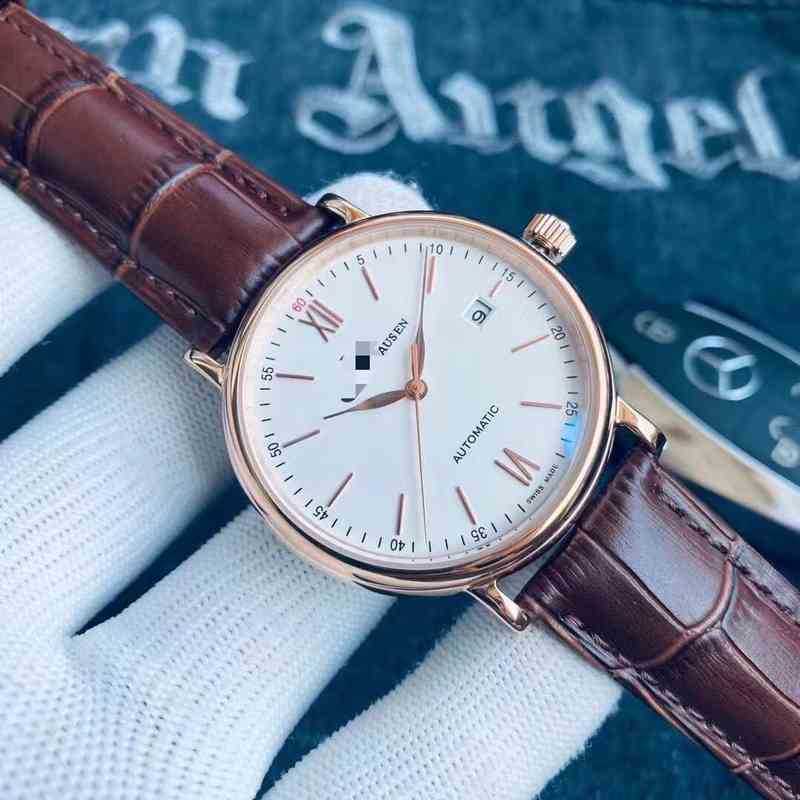 

Trend Bertofino Classic Ultra-thin Automatic Mechanical Watch Waterproof Sports Leisure Business Men's Leather Machinery Sdrs
