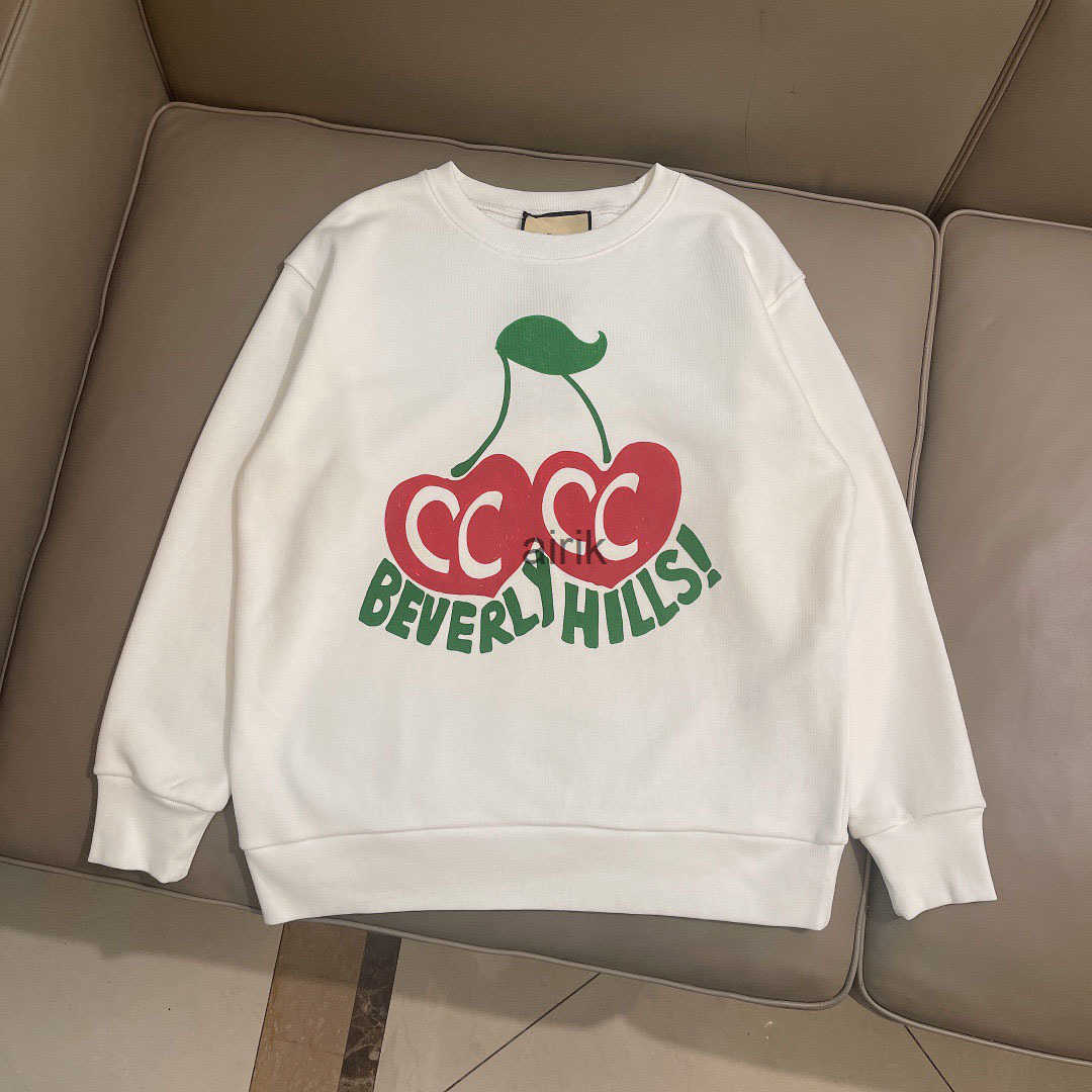 

New AOP jacquard letter knitted sweater in autumn / winter 2023acquard knitting machine e Custom jnlarged detail crew neck cotton, White