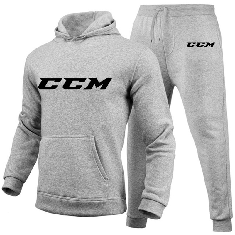 

Men's Tracksuits Men CCM Tracksuit Casual 2 Pieces Sets Sweatshirt HoodedSweatpants Print Sportswear Mens Clothes Jogger Sport Suit 221124, 25