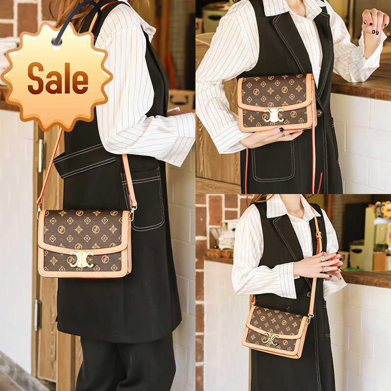 

Women's Designer Bags Lisa's Same Triumphal Arch Small Square Tofu New Old Flower Shoulder Cross Bag Fashion Factory Direct Sales, White3